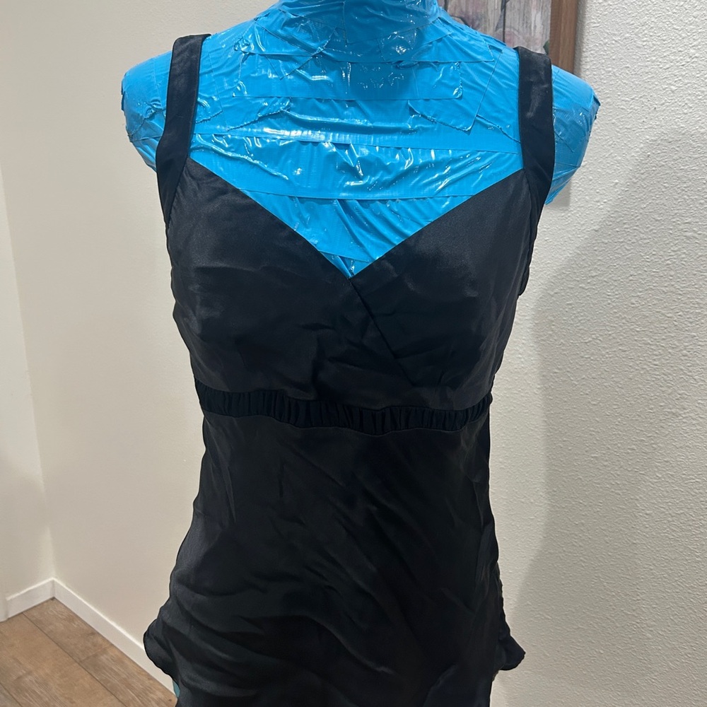 INC International Concepts Black Silk Garment